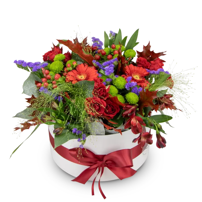 podzimní květinový box